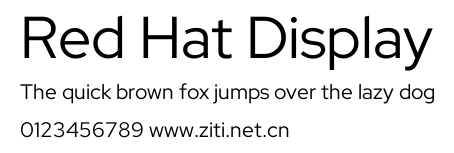 Red Hat Display.ttf字體轉換器圖片