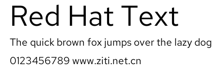 Red Hat Text.ttf字體轉換器圖片