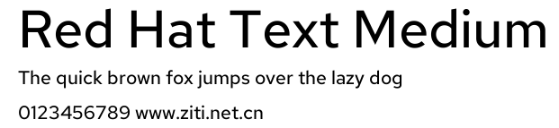 Red Hat Text Medium.ttf字體轉換器圖片