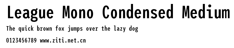 League Mono Condensed Medium.otf