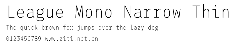 League Mono Narrow Thin.otf