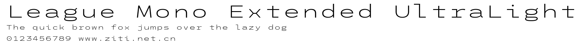 League Mono Extended UltraLight.ttf