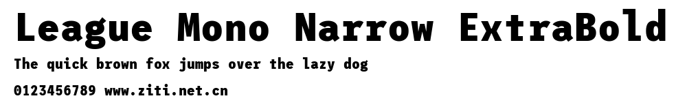 League Mono Narrow ExtraBold.ttf