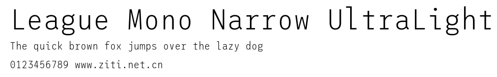 League Mono Narrow UltraLight.ttf