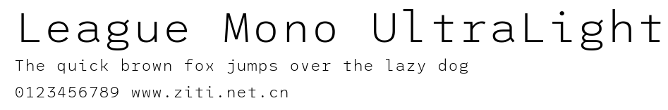 League Mono UltraLight.ttf