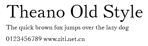 Theano Old Style.ttf字體轉換器圖片