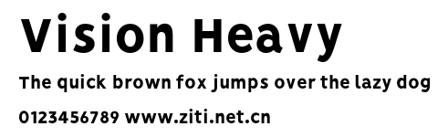 Vision Heavy.otf字體轉換器圖片