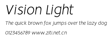 Vision Light.otf