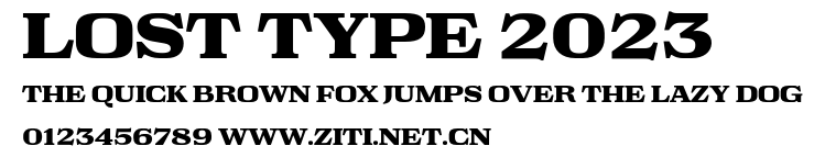 Lost Type 2023.otf字體轉換器圖片