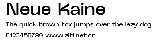 Neue Kaine.ttf字體轉換器圖片