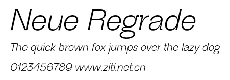 Neue Regrade.otf字體轉換器圖片