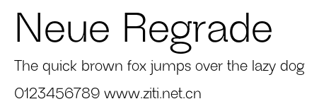 Neue Regrade.otf字體轉換器圖片