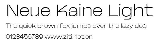Neue Kaine Light.ttf字體轉換器圖片