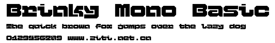 Brinky Mono Basic.otf字體轉換器圖片