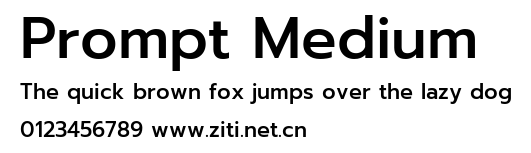 Prompt Medium.ttf字體轉換器圖片