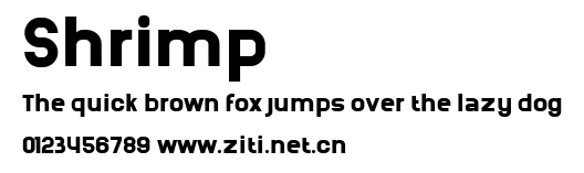 Shrimp.ttf字體轉換器圖片