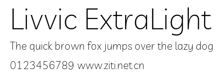 Livvic ExtraLight.ttf