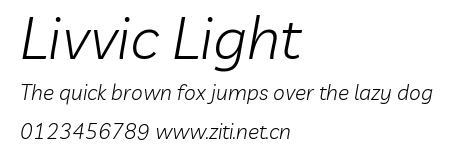 Livvic Light.ttf
