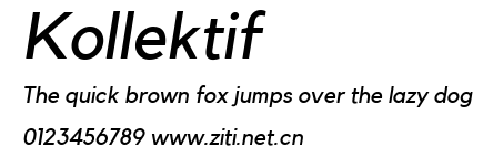 Kollektif.ttf字體轉換器圖片