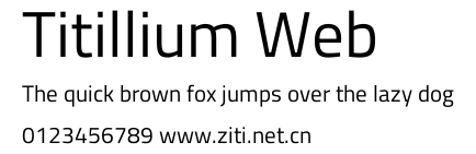 Titillium Web.ttf字體轉換器圖片