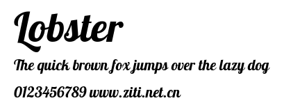 Lobster.ttf字體轉換器圖片