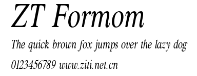 ZT Formom.otf字體轉換器圖片
