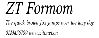 ZT Formom.ttf字體轉換器圖片