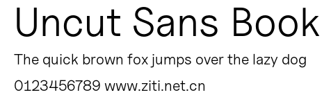 Uncut Sans Book.otf字體轉換器圖片