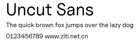 Uncut Sans.otf字體轉換器圖片