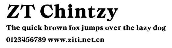 ZT Chintzy.otf字體轉換器圖片
