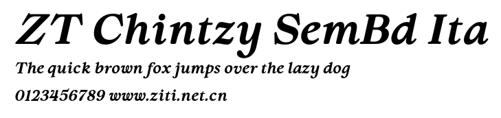 ZT Chintzy SemBd Ita.otf
