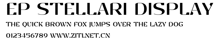 EP Stellari Display.ttf字體轉換器圖片