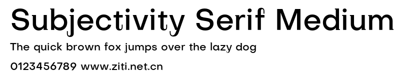 Subjectivity Serif Medium.otf字體轉換器圖片