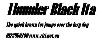 Thunder Black Ita.otf