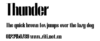 Thunder.otf字體轉換器圖片