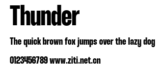 Thunder.otf字體轉換器圖片
