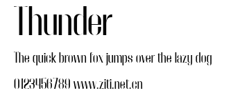 Thunder.ttf字體轉換器圖片