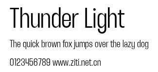 Thunder Light.ttf字體轉換器圖片