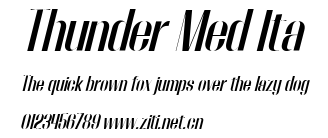 Thunder Med Ita.ttf字體轉換器圖片
