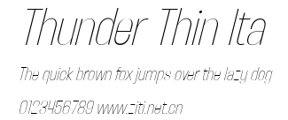 Thunder Thin Ita.ttf