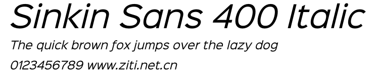 Sinkin Sans 400 Italic.otf