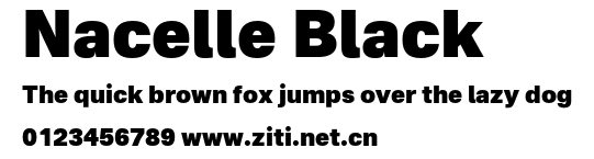 Nacelle Black.otf字體轉換器圖片
