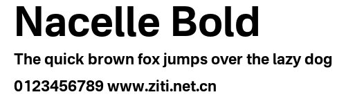 Nacelle Bold.otf字體轉換器圖片