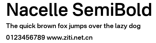 Nacelle SemiBold.otf字體轉換器圖片
