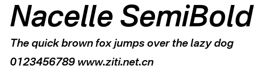 Nacelle SemiBold.otf字體轉換器圖片