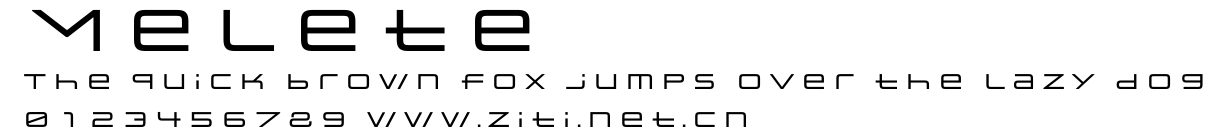 Melete.otf字體轉換器圖片