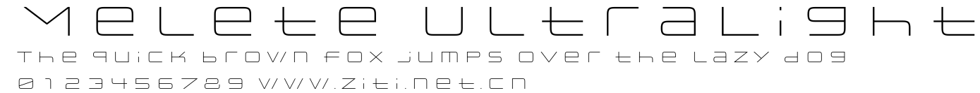 Melete UltraLight.otf