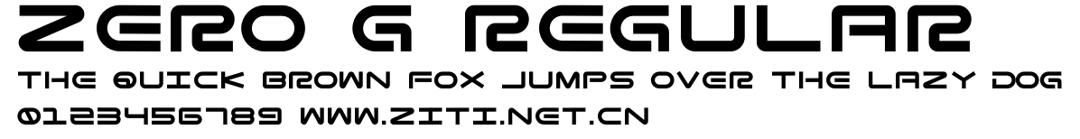 Zero G Regular.otf