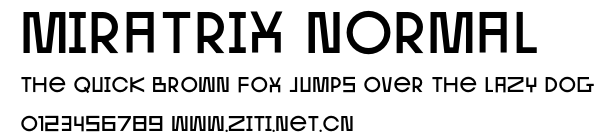 Miratrix Normal.otf字體轉換器圖片