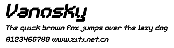 Vanosky.otf字體轉換器圖片